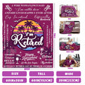HEIFAM Retirement Blanket 60x80 for Women Nurse Friend 2025