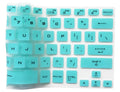 JuYuish Silicone Keyboard Cover Skin for ASUS ROG Zephyrus G14 14 Mint
