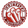 ALYRMEI Zip Tie Certified Embroidered Morale Patch for Backpacks Blue