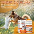 PetriTailor Turmeric Curcumin Dog Supplement Hip & Joint Support 60 Tablets