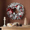 HSXJJ 12 Pcs Small Khaki Velvet Christmas Tree Bows Ornaments 3.5x3.5 Inch