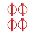 Char-Griller Flat Iron Griddle Egg Ring Outdoor Kitchen Accessory 4-Pack