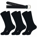 cs runsenisocks Baseball Softball Soccer Socks & Belt Set Red 3pcs+1belt Size L