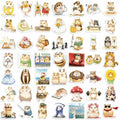 Gxizlba Cute Shark Stickers 50Pcs Vinyl Cartoon Ocean Animal Decals