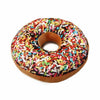 Bettli Chocolate Donut Photoreal Print Throw Pillow Cushion Plush Toy 1 Count