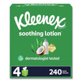 Kleenex 3-Ply Lotion Facial Tissue White 8 Count 54289