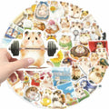 Gxizlba Cute Shark Stickers 50Pcs Vinyl Cartoon Ocean Animal Decals