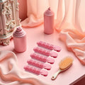 Galepromot 5Pcs Pink Volumizing Hair Root Clips Self-Grip Curlers DIY Styling