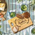 FONDCANYON Bamboo Cutting Board Kitchen Decor Brown Aunt Gift