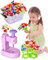 Maylatte Fabric Flower Bouquets DIY Craft Kit for Girls Ages 4-8 with Box