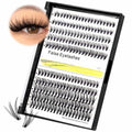 Hannahool Large Tray 200Pcs 0.07mm Mixed 9-11-13-15mm 3D Volume Eyelashes