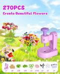 Maylatte Fabric Flower Bouquets DIY Craft Kit for Girls Ages 4-8 with Box