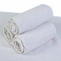Yourtablecloth Cotton Kitchen Dishtowel Set 18x28 Light Green 5 Pack