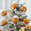 Wavwavw 6pcs Chef Gingerbread Man Xmas Tree Picks Multi Color 12.2in