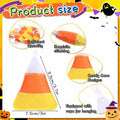 Remagr 12 Pcs Candy Corn Felt Hanging Ornaments White Orange Yellow