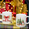 AFRITEE Christmas UV DTF Cup Wraps 20 Sheets 16oz Red Farmhouse Cow Elk