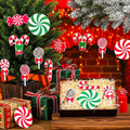 Soaoo Christmas Air Freshener Ornaments Peppermint Scent 24 Pcs Red Green White
