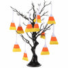 Remagr 12 Pcs Candy Corn Felt Hanging Ornaments White Orange Yellow