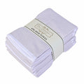 Yourtablecloth Cotton Kitchen Dishtowel Set 18x28 Light Green 5 Pack