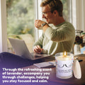 iAOVUEBY Your Chariot Awaits Lavender Soy Wax Candle 7oz Birthday Gift