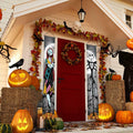 FARMNALL Halloween Porch Banner Spider Webs Outdoor Holiday Decor Black