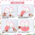Jollyboom Goose Birthday Decorations 8pcs Pink 1st Birthday Table Decor