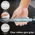 Krotour Weight Lifting Grips Fingerless Rubber Palm Protection Black One Size