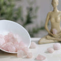 Rose Quartz Raw Healing Stones 1/2lb Pink Rough Crystals Bulk