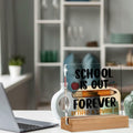 AKFVNSFK Teacher Retirement Gifts Desk Sign Plaque Multicolour Acrylic
