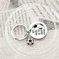 ShiQiao Spl Inspirational Soccer Keychain Unisex Adult Football Gift
