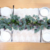 Chiyinbao 6FT Purple Flower Garland Artificial Eucalyptus Wedding Home Decor