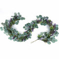 Chiyinbao 6FT Purple Flower Garland Artificial Eucalyptus Wedding Home Decor