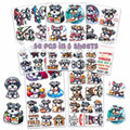BIGZORO Schnauzer Dog Stickers Pack 50 PCS Waterproof Vinyl Decals