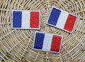 Truly Mini France Flag Embroidered Patch Sew On Applique 0.6x1.1 Inch
