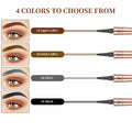YIWANLLE 3D Microblading Eyebrow Pencil 4 Fork Tip Waterproof Light Brown