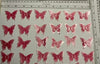 Unbranded x24 3D Double Shad Edible Wafer Butterflies for Cake Cupcakes