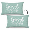 Mingnei Motivational Quote Green Flannel Throw Pillow Cover 12x20