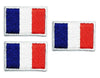 Truly Mini France Flag Embroidered Patch Sew On Applique 0.6x1.1 Inch