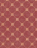 Flannel Backed Vinyl Tablecloth 60x120 Oblong Diamond Rust Pattern