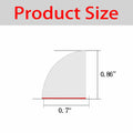 Flexible Quarter Round Molding Peel Stick Rubber Trim Bathtub 118in