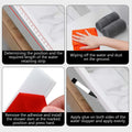 Risunpet Flexible Rubber Quarter Round Molding Peel & Stick Bathtub Trim 155in