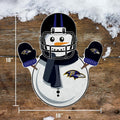 Rico Industries NFL Baltimore Ravens Snowman Shape Felt Pennant Decor