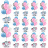 12 Sets Baby Shower Balloon Stand Kit Gender Reveal Pink Blue Table Decor