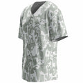 Aizqaoalk Men's Baseball Jersey Short Sleeve Button-Down Shirt Color7 Size L
