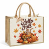 CHQIUCR Autumn Pumpkin Canvas Tote Bag Large Reusable Grocery Bag 16.7x12.5x7.5