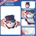 Oudain 24 Pc 5" Patriotic Star Ornaments Red White Blue Independence Day