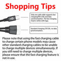 Wosixima USB-C 3-in-1 Charging Cable 4ft Black for iPhone 16/15 Pro Max Samsung