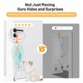 Zenjo Rechargeable Automatic Cat Feather Teaser Toy Motion Activated Color