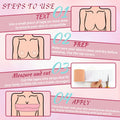 LOYAL BOOK Boob Tape Breast Lift Silicone Nipple Covers Beige 2''round 12pcs