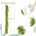 Choonshow 2PCS 6FT Norfolk Faux Pine Christmas Garland Green Decoration